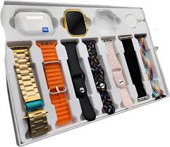 I20 Ultra Smart Watch With Earbuds And 7 Straps